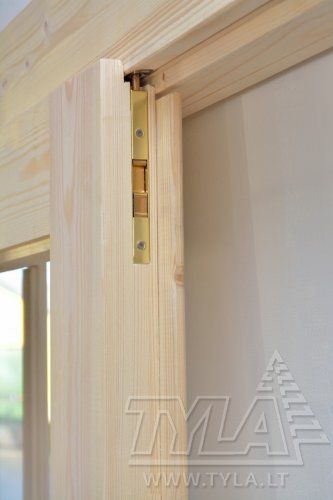 Wooden house doors