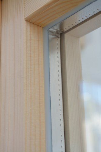 Wooden house windows