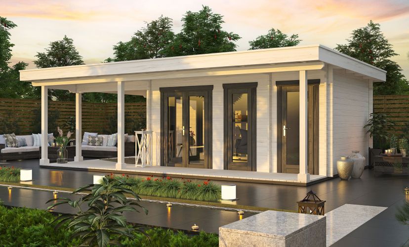 Wooden garden houses